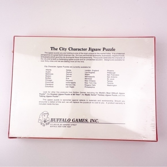 Vintage 1991 Phoenix Valley of the Sun Puzzle Sealed 513 Pieces Buffalo Games - Picture 5 of 5